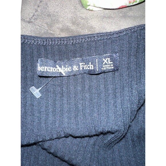 Abercrombie navy straps back dress - Picture 4 of 4